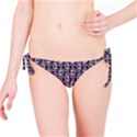 Sugar Skull Cat Pattern Bikini Bottoms View1