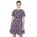 Sugar Skull Cat Pattern Sailor Dress View1