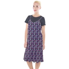 Sugar Skull Cat Pattern Camis Fishtail Dress