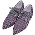 Sugar Skull Cat Pattern Pointed Oxford Shoes View2