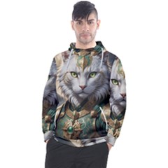 Epic Armored Cat Warrior Men s Pullover Hoodie by ExtraAwesomeSauce