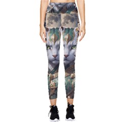 Epic Armored Cat Warrior Pocket Leggings  by ExtraGoodSauce