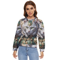 Epic Armored Cat Warrior Women s Long Sleeve Raglan T-shirt