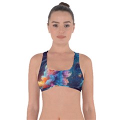 Cosmic Jellyfish Artwork Got No Strings Sports Bra by ExtraGoodSauce