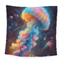 Cosmic Jellyfish Artwork Square Tapestry (Large) View1