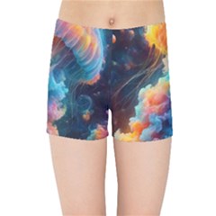 Cosmic Jellyfish Artwork Kids  Sports Shorts by ExtraGoodSauce