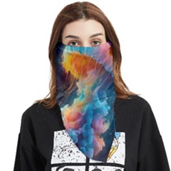 Cosmic Jellyfish Artwork Face Covering Bandana (triangle) by ExtraGoodSauce