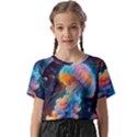 Cosmic Jellyfish Artwork Kids  Basic T-Shirt View1