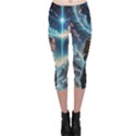 Enchanting Fantasy Night Sky Scene Capri Leggings  View1