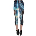 Enchanting Fantasy Night Sky Scene Capri Leggings  View2