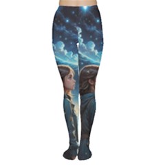 Enchanting Fantasy Night Sky Scene Tights by ExtraGoodSauce