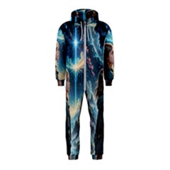 Enchanting Fantasy Night Sky Scene Hooded Jumpsuit (kids)