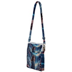 Enchanting Fantasy Night Sky Scene Multi Function Travel Bag by ExtraGoodSauce