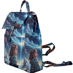 Enchanting Fantasy Night Sky Scene Buckle Everyday Backpack