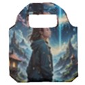 Enchanting Fantasy Night Sky Scene Premium Foldable Grocery Recycle Bag View1