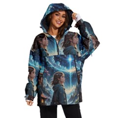 Enchanting Fantasy Night Sky Scene Women s Ski And Snowboard Waterproof Breathable Jacket by ExtraGoodSauce