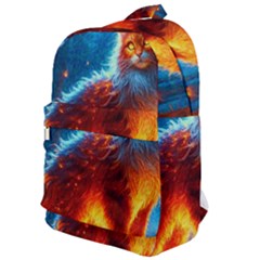 Enchanted Fire Feline Classic Backpack by ExtraAwesomeSauce