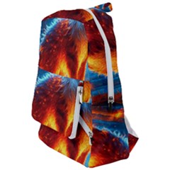 Enchanted Fire Feline Travelers  Backpack