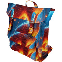 Enchanted Fire Feline Buckle Up Backpack by ExtraAwesomeSauce