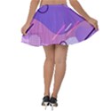 Colorful Labstract Wallpaper Theme Velvet Skater Skirt View2