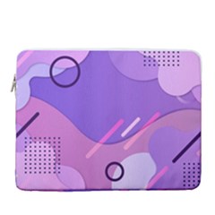 Colorful Labstract Wallpaper Theme 15  Vertical Laptop Sleeve Case With Pocket