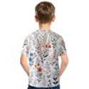 Flowers Design Floral Kids  Sport Mesh T-Shirt View2