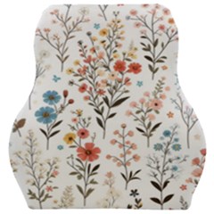 Flowers Design Floral Car Seat Velour Cushion 