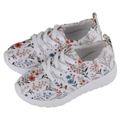 Flowers Design Floral Kids  Lightweight Sports Shoes