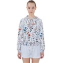 Flowers Design Floral Women s Tie Up Sweat View1