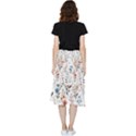 Flowers Design Floral Frill Hi Low Chiffon Skirt View2