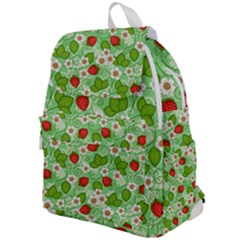 Strawberries Pattern Seamless Top Flap Backpack by Posterlux