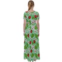 Strawberries Pattern Seamless High Waist Short Sleeve Maxi Dress View2