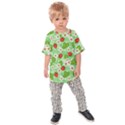 Strawberries Pattern Seamless Kids  Raglan T-Shirt View1