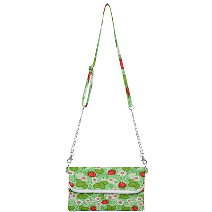 Strawberries Pattern Seamless Mini Crossbody Handbag