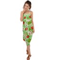 Strawberries Pattern Seamless Waist Tie Cover Up Chiffon Dress View1