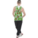 Strawberries Pattern Seamless Men s Sleeveless Hoodie View2