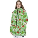 Strawberries Pattern Seamless Women s Multi Pockets Zip Ski and Snowboard Waterproof Breathable Jacket View2