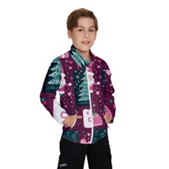 Christmas Santa Claus Kids  Windbreaker