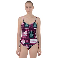 Christmas Santa Claus Sweetheart Tankini Set