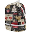 Christmas Reindeer Zip Bottom Backpack View1