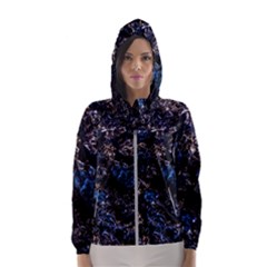 Rocky Lake Reflection  Women s Hooded Windbreaker