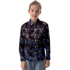 Rocky Lake Reflection  Kids  Long Sleeve Shirt by dflcprintsclothing