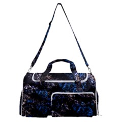 Rocky Lake Reflection  Sports Gym Duffle Bag With Shoe Compartment by dflcprintsclothing