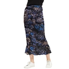 Rocky Lake Reflection  Maxi Fishtail Chiffon Skirt by dflcprintsclothing