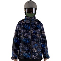 Rocky Lake Reflection  Men s Zip Ski And Snowboard Waterproof Breathable Jacket by dflcprintsclothing