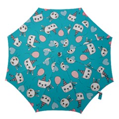 Birtay Cats Bunnies, Koteto Hook Handle Umbrellas (small)