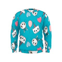 Birtay Cats Bunnies, Koteto Kids  Sweatshirt