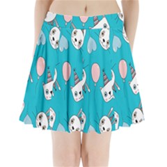 Birtay Cats Bunnies, Koteto Pleated Mini Skirt