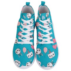 Birtay Cats Bunnies, Koteto Men s Lightweight High Top Sneakers by kyorashop23