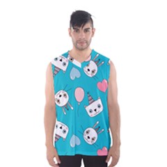 Birtay Cats Bunnies, Koteto Men s Basketball Tank Top